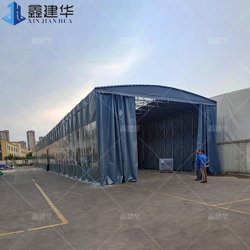 天津轨道伸缩式雨篷在车展展览中的应用与优势